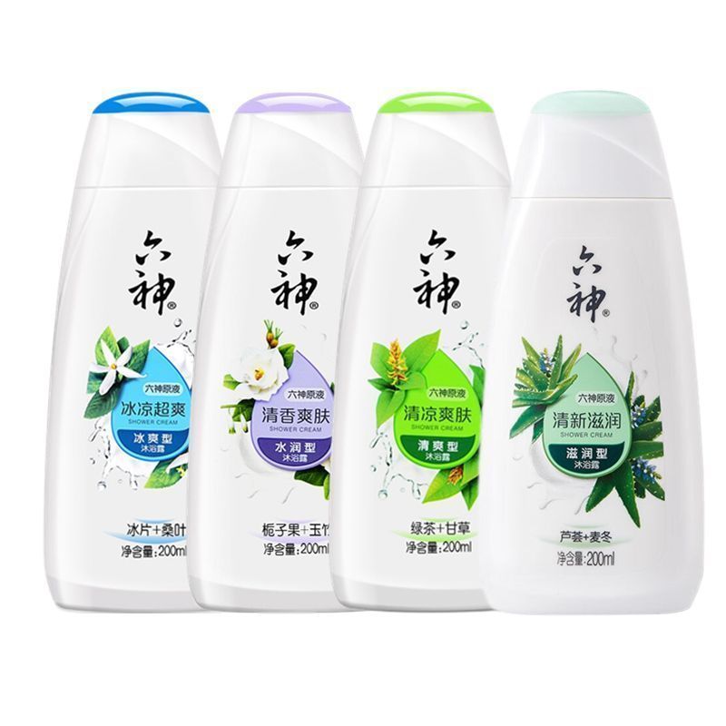 六神冰片薄荷劲凉祛汗沐浴露图片