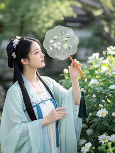 苏州圆扇古风新风苏州绣双面绣手工民族风格 汉代舞蹈特别礼品