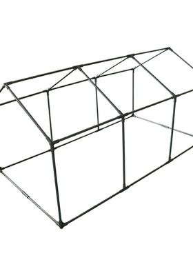 矮款暖房配件大棚四通三通底脚平面斜角直管黑色