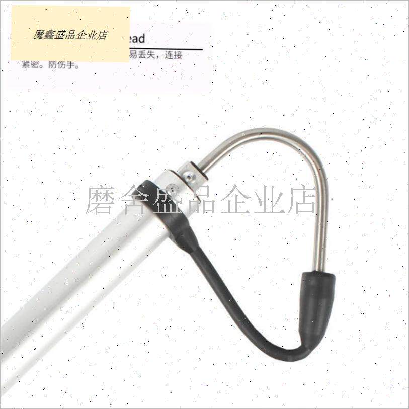 不锈钢搭钩d伸缩式勾鱼器 钓鱼捞鱼钩锚鱼控鱼船钓抛.竿冰钓起鱼.