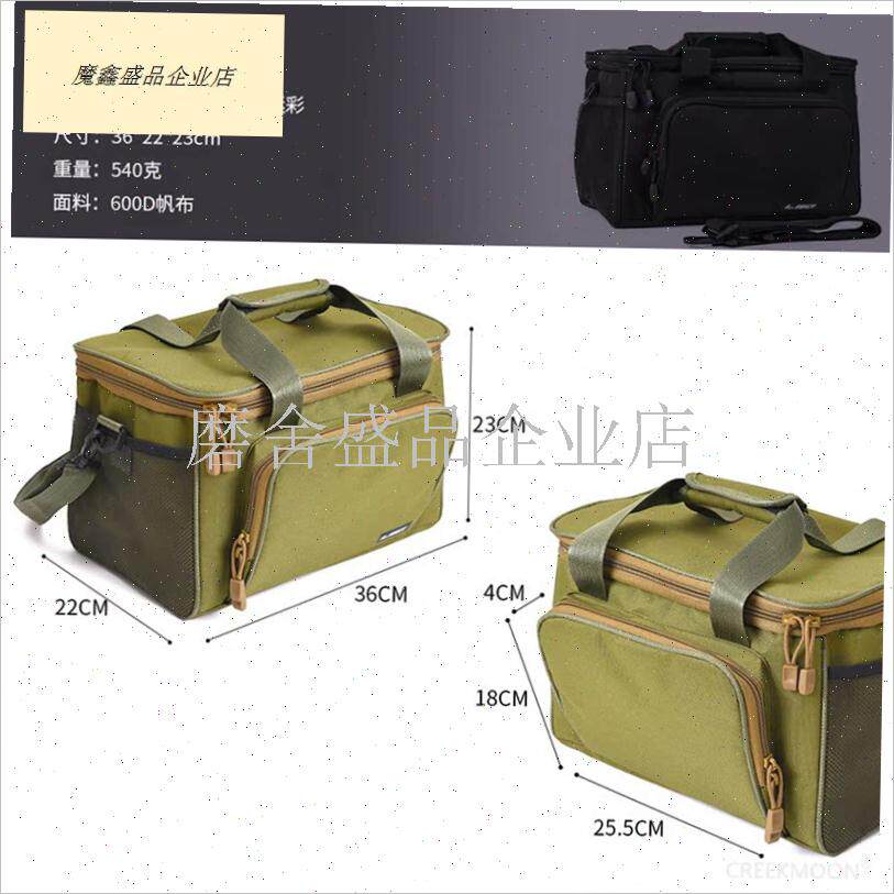 大号路亚配件包i鱼饵包p帆布路亚斜挎包牛津布户外渔具包摄影包.