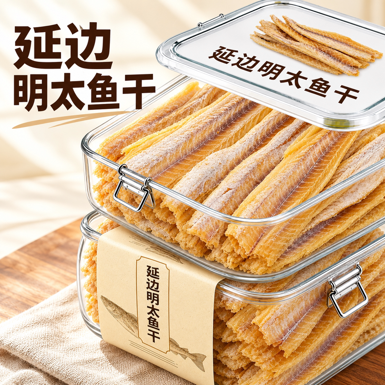 明太鱼干正宗延边特产手撕特产