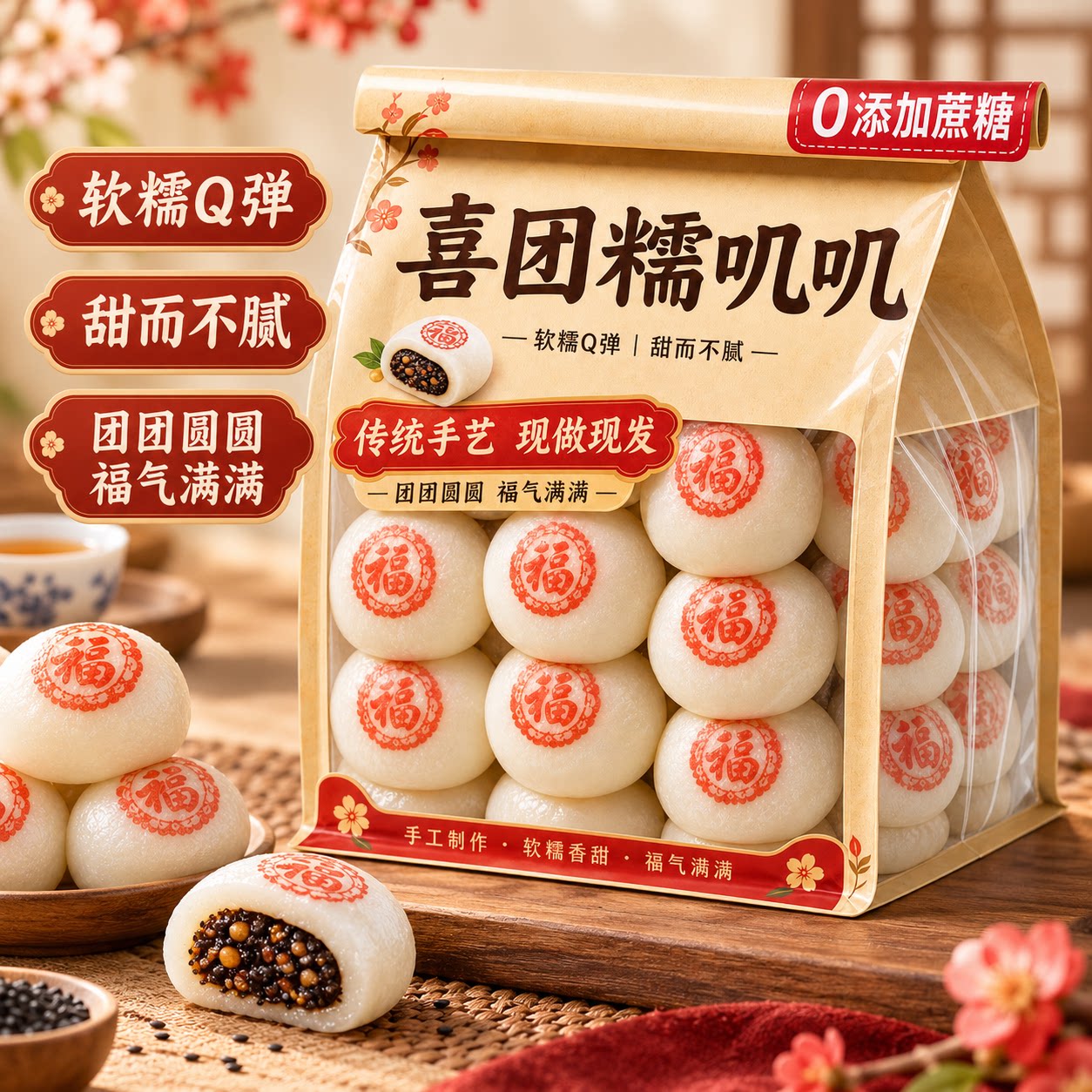 喜团糯叽叽米粿官方旗舰店小吃糕