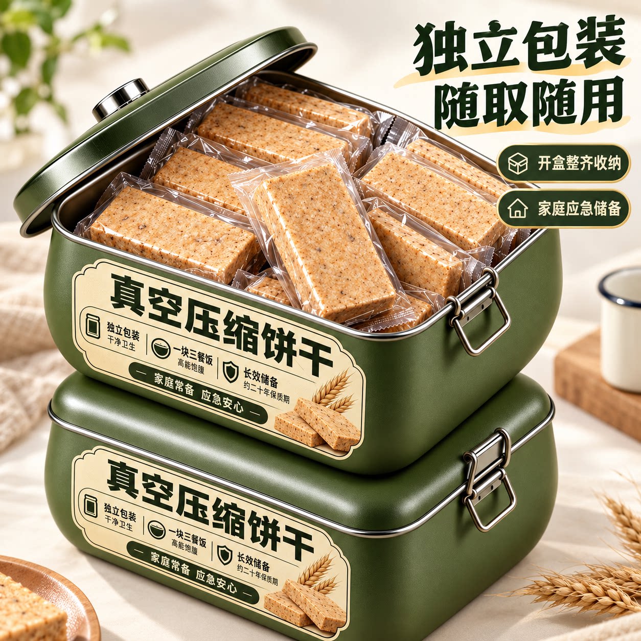 压缩饼干官方旗舰店独立包装干粮