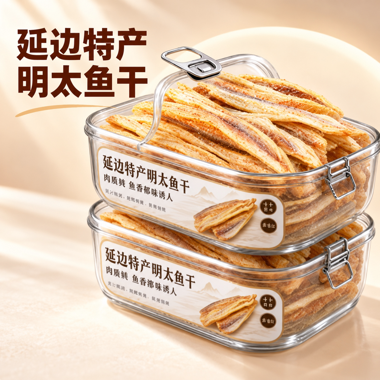 明太鱼干即食手撕官方旗舰店整条