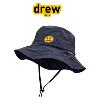 正品笑脸速干遮阳渔夫帽男女夏季防紫外线爬山防晒帽子