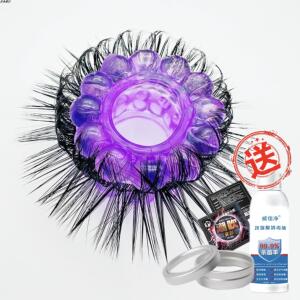 纯羊眼毛圈羊眼圈男羊眼马毛圈大号小号马尾圈男士胶圈马尾硅胶圈