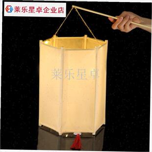 手工灯笼骨架框架手提花灯u儿童diy材料古风宫灯配件拼插中秋节.