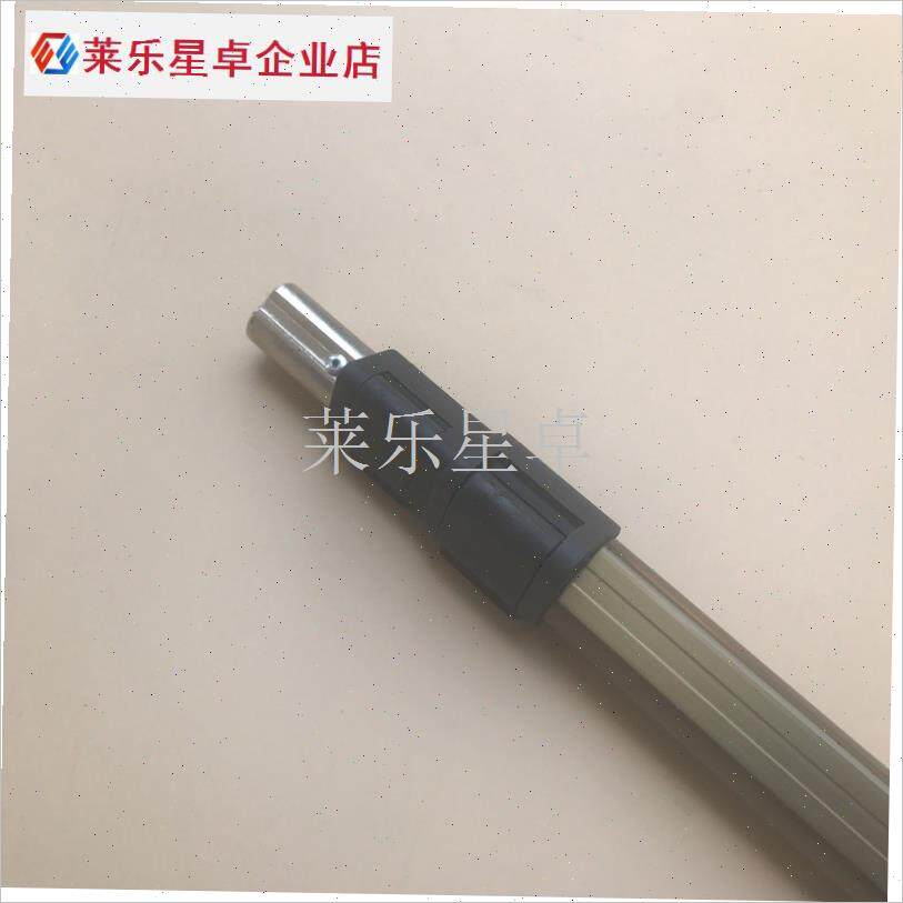 加硬加厚三角形铝合金杆r 扣式锁定伸缩抄鱼网杆S 可调长度茶色.