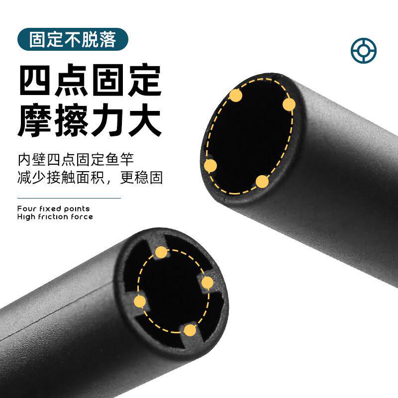鱼竿配件lDIY路亚竿筏竿用轮座内衬管短管路亚竿维修改装卡座内衬