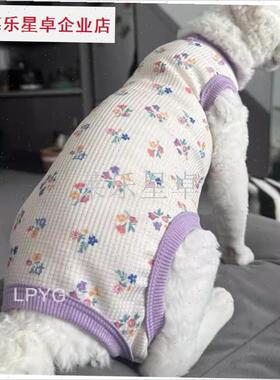 猫咪德文无毛猫i斯芬m克斯蓝猫长毛猫四脚衣短袖保暖防掉毛紫色.