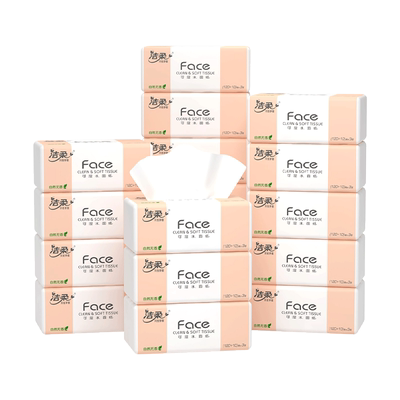 洁柔粉face130抽加厚抽纸20包