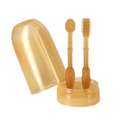 婴儿口腔舌苔清洁器新生儿硅胶乳牙刷幼儿童宝宝0-3岁洗舌头神器