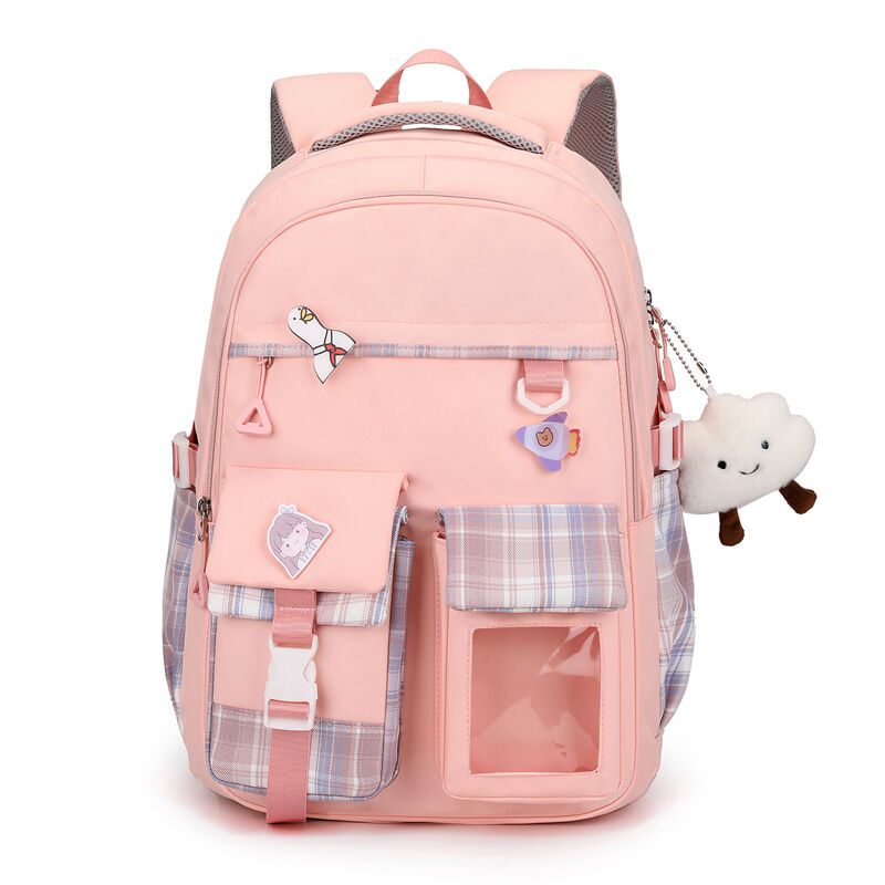 艾欣儿新款儿童书包小学生女童一三六低年级公主女生轻便防水护脊