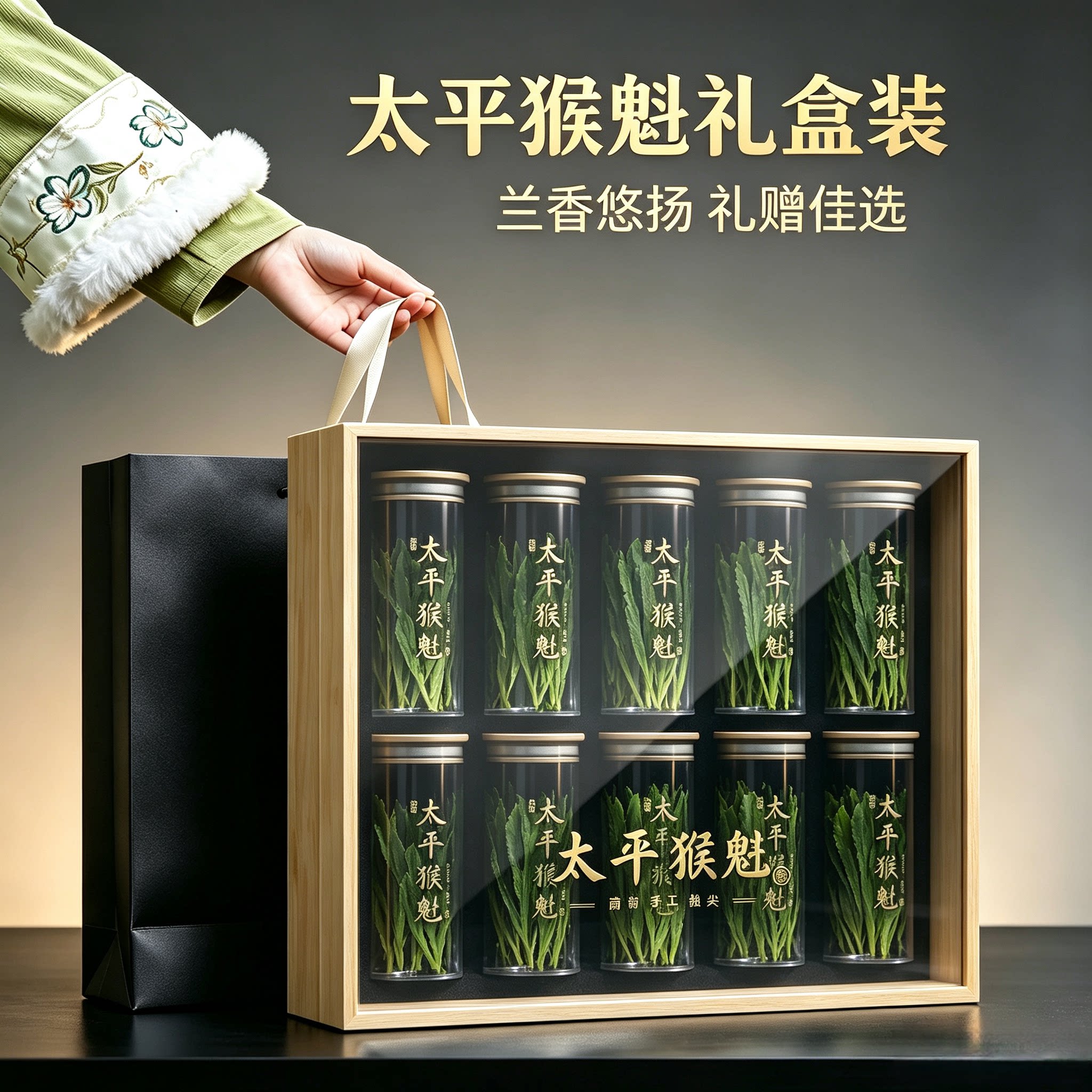 太平猴魁高档礼盒装公司送礼长辈
