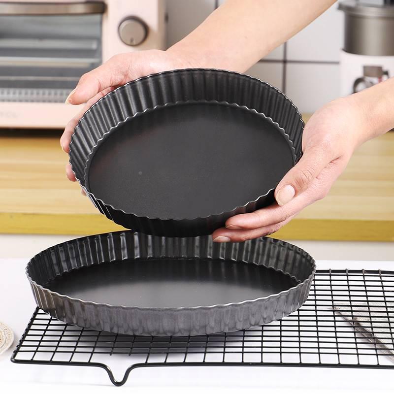 塔壳模具粘烘焙模具不6寸810蛋寸30439活底菊寸花派盘披萨盘糕烤