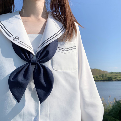 颜沐溪日系原创长袖衬衫jk制服