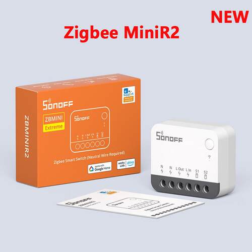 SONOFF ZBminir2 Zigbee Mini智能开关智能家居通断器远程控