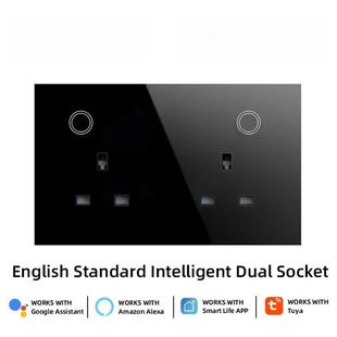 147智能双插座homekit墙壁插座英规带计电量功能APP远程