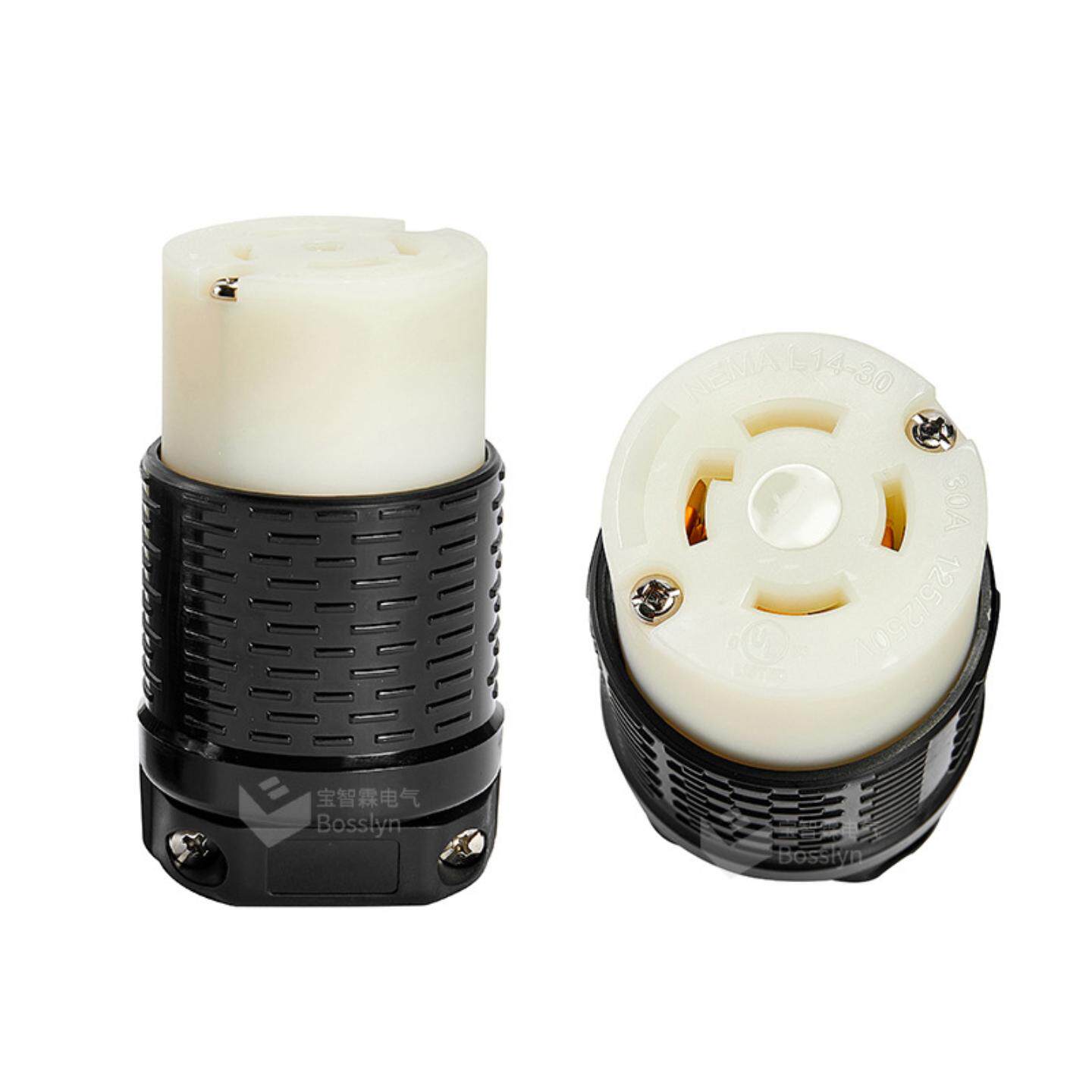 NEMA L14-30美规连接器插座 30A大功率美标工业插座 UL认证