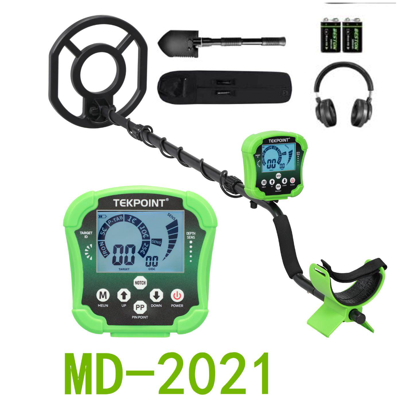 新品金属探测器MD2021户外探测仪探测金银铜英文出口