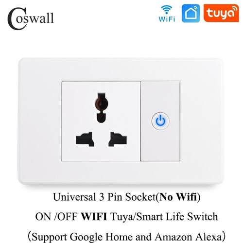 118系列PC材质WIFI智能涂鸦三孔