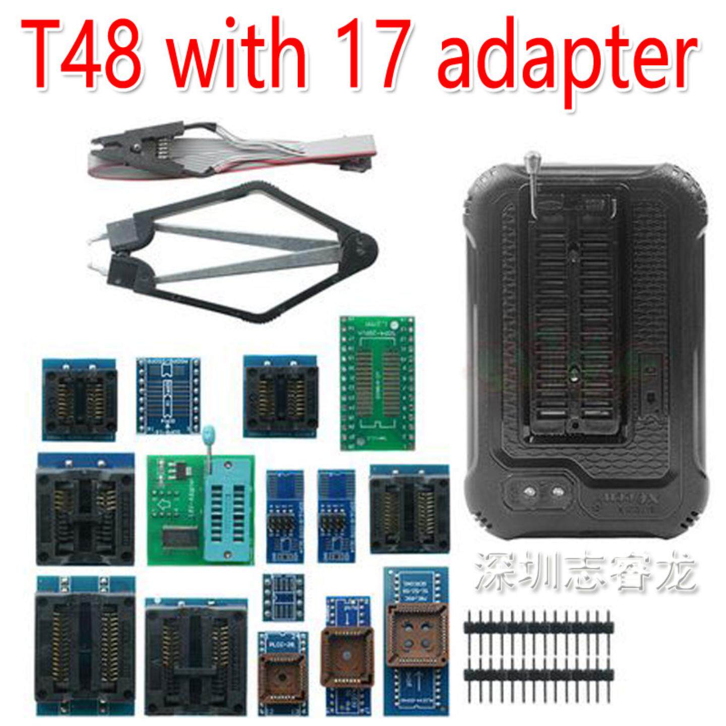 T48 TL866II升级USB编程器笔记本路由BGA液晶主板bios 17件套
