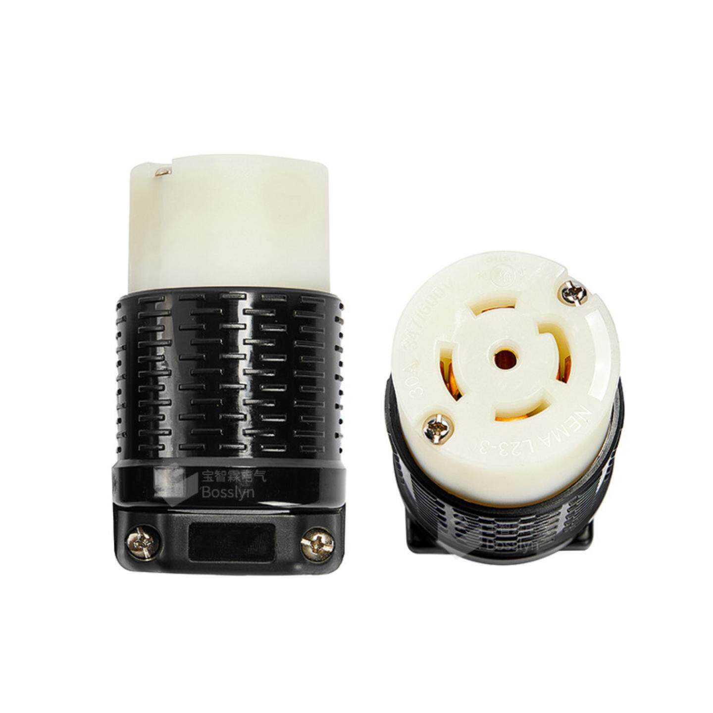 NEMA L23-30C美国工业连接器插座 30A明装美标装配式插座 UL认证