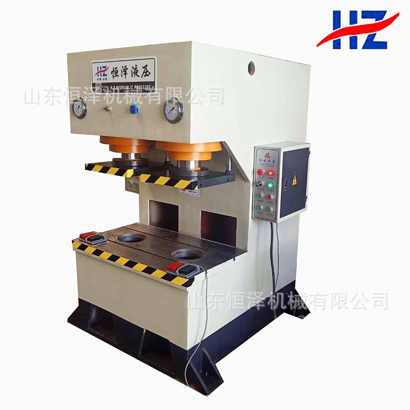 销售80吨双工位单臂液压机 金属钢丝网成型液压机 单柱液压机