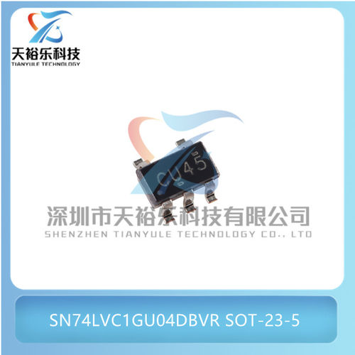 原装 SN74LVC1GU04DBVR 封装SOT-23-5 单路反相门芯片IC