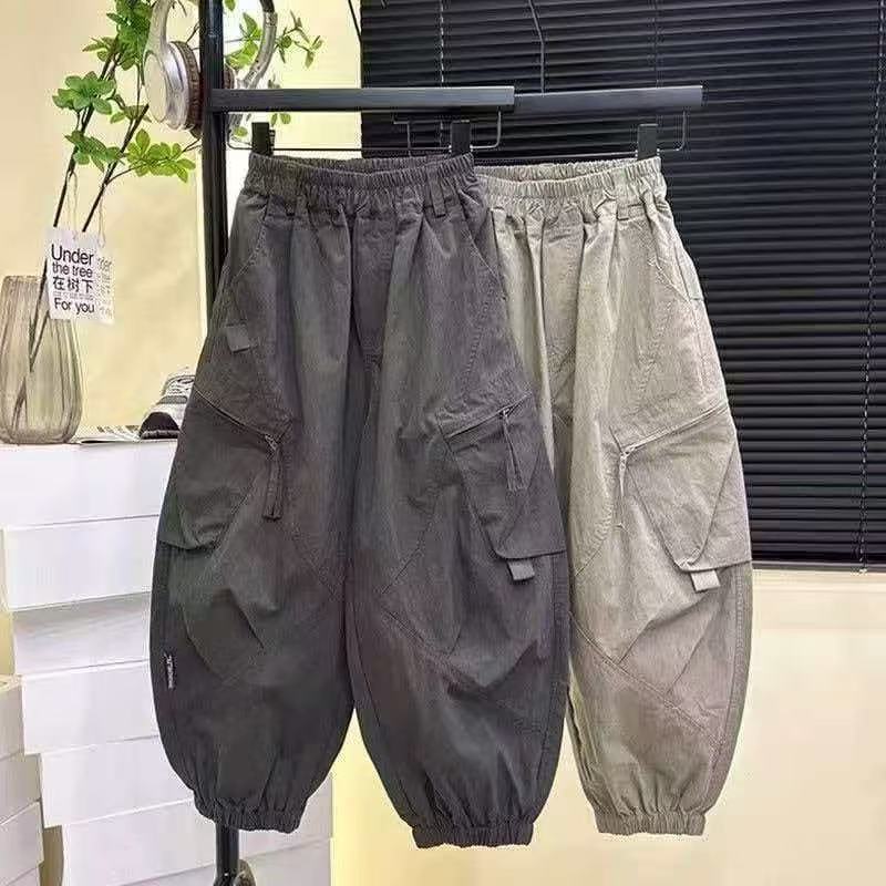 男童春秋工装休闲裤帅气时髦潮酷