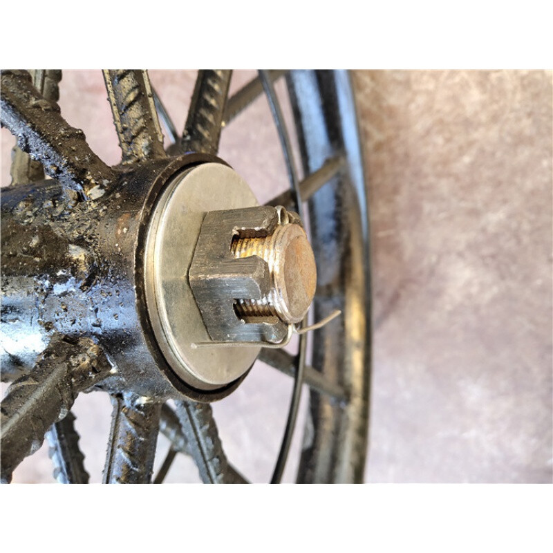 建筑工地手推垃圾车轮子斗车轮胎翻人力劳动板实心发泡26寸斗车轮