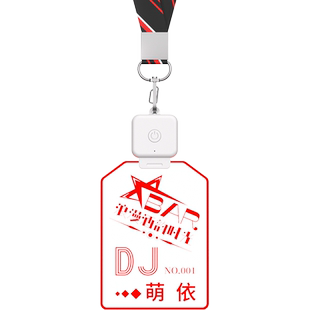 led吊牌酒吧发光工牌ktv工号牌发光胸牌电子姓名牌创意定制工作牌