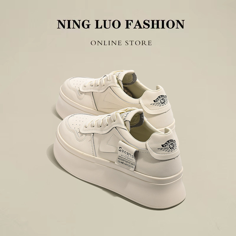 LEMON LUO 20 TO 30 YEARS OLD WOMEN CHOOSE  THICK-SOLED FLATFORM BOARD SHOES WOMENS 2022 AUTUMN PINK ATHLEISURE WOMENS SHOES