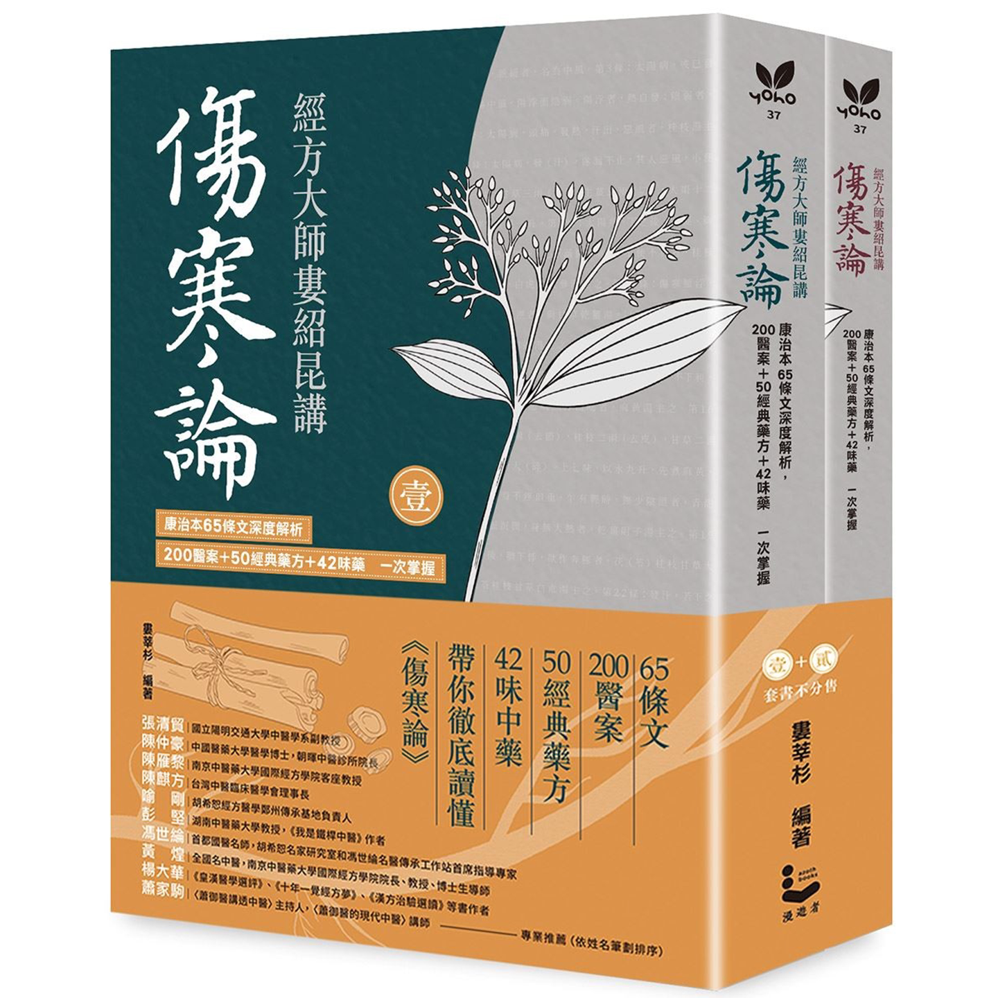 经方大师娄绍昆讲《伤寒论》（全二册不分售）：康治本65条文深度解析，200医案+50经典药方+42味药一次掌握 娄绍昆 漫游者文化 - 实物图