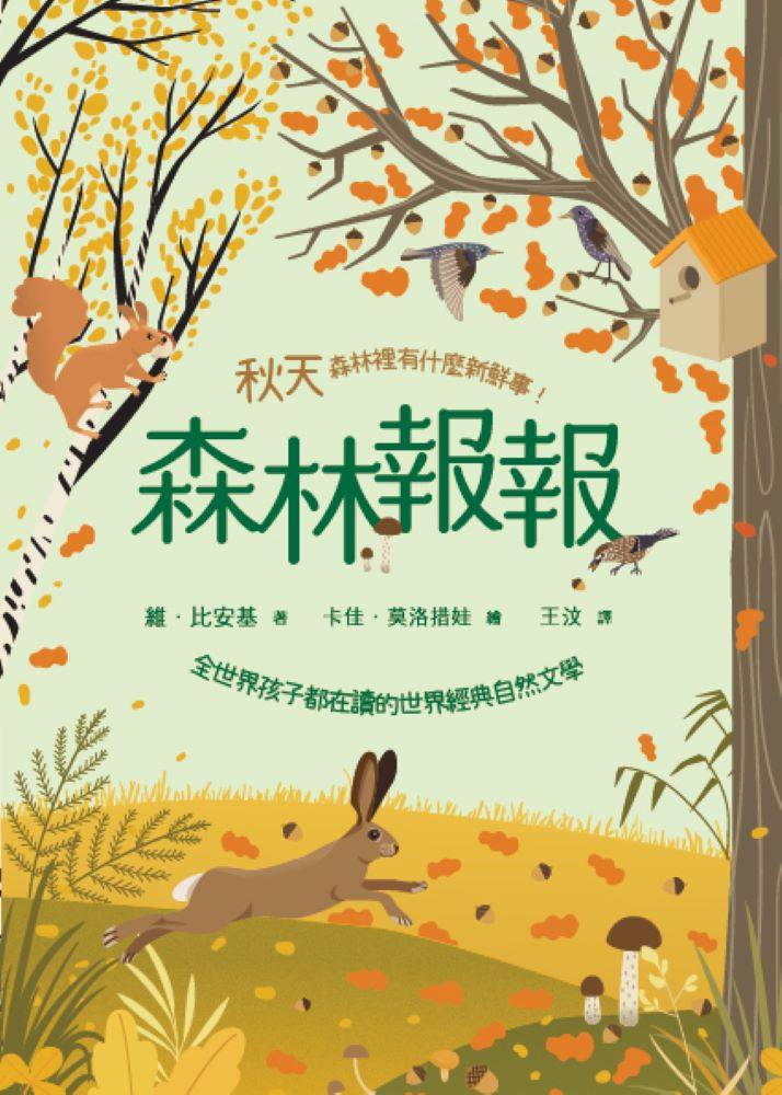 预售 維˙比安基《森林報報:秋天,森林裡有什麼新鮮事》木馬文化