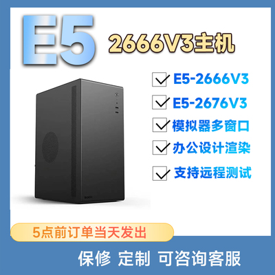 E5-2666V3主机多开服务器