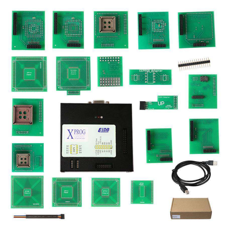 XPROG-MV5.5.5XPROGMBOX支持CAS4全套带座子汽车ECU编程器