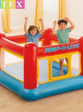 INTEX48260儿童充气城堡室内蹦蹦床家用跳跳床游戏屋淘气堡玩具