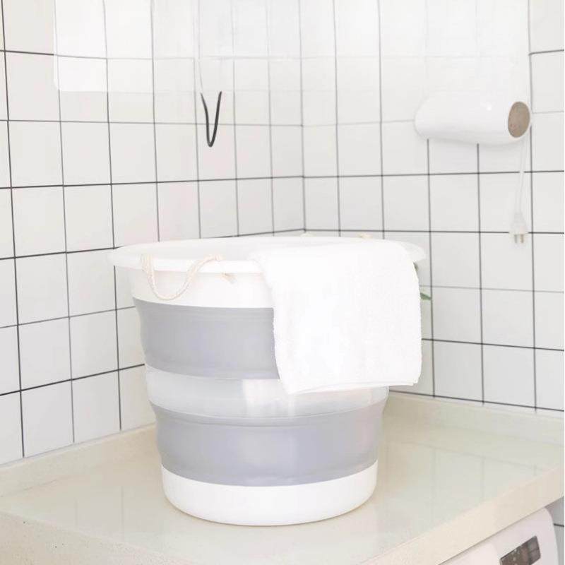 可折叠水桶带盖便携式车载旅行加厚洗澡蓄水盆多功能大号家泷叻