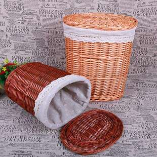 工厂直销编织柳编篮脏衣篮手工编织田园风柳条洗衣筐杂物收纳篮