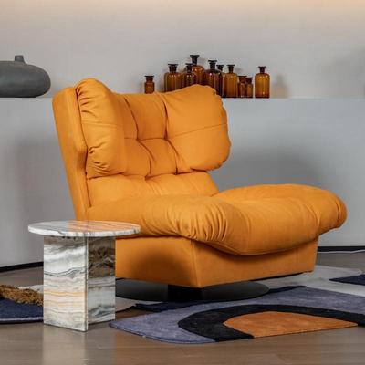 baxter云朵单椅磨砂布单人沙发椅羽绒客厅北欧意式极简轻奢旋转椅