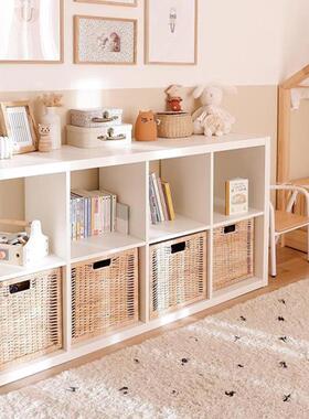 W82024格子柜玩具储物柜儿童收纳柜书柜书架收纳架幼儿园宝