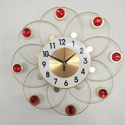 挂钟客厅简约现代轻奢时钟挂表石英钟创意挂钟表wallclock