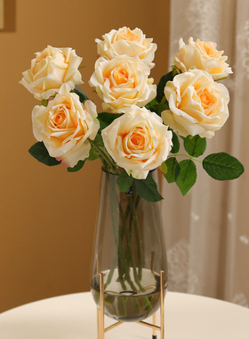 高级逼真手感保湿玫瑰仿真花