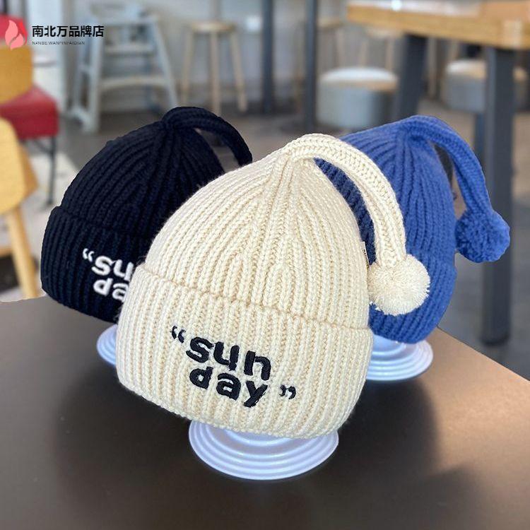 韩版ins儿童保暖针织帽