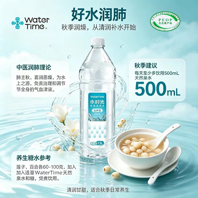 水时光1.5L*6大瓶南岭1672m化石遗迹弱碱性古地下泉水/原产地认证图片