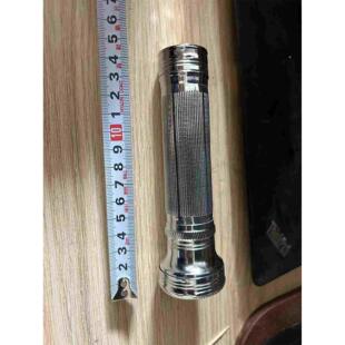 库存品 广西梧州产 鹰牌 铁质手电筒 用2号电池2节