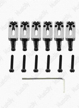 Musiclily亚洲产Strat/Tele电吉他琴桥用10.8mm滚珠琴码弦鞍6个