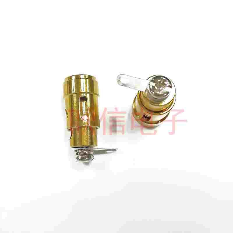 纯铜大号弹簧接线柱 音响功放分频器按压接线柱 M4螺丝接线柱单个图片